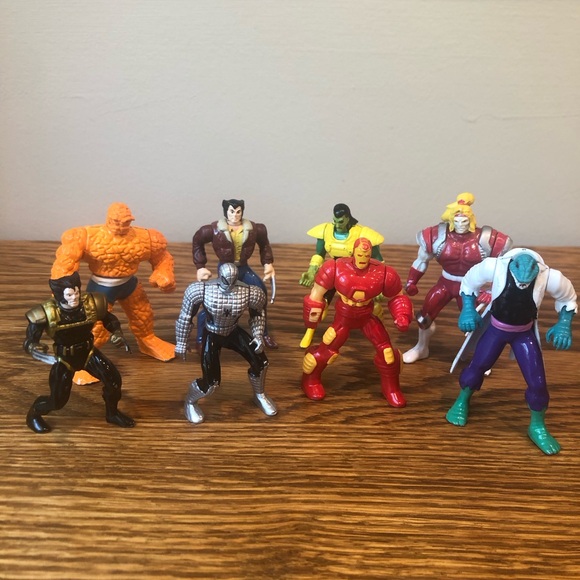 Vintage Toy Biz Marvel Die-Cast Figures - X-Men, Spider-Man - Picture 9 of 10